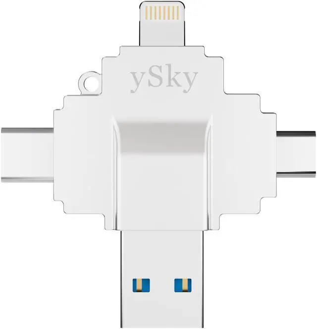 Main image of MFi Certified 256GB Photo Stick for iPhone Flash Drive,4 in1 USB Memory Stick Flash Drives for iPhone/iPad/Android/PC/MAC, External USB C Storage for iPhone Vault/Photos/Videos/Contacts Backup