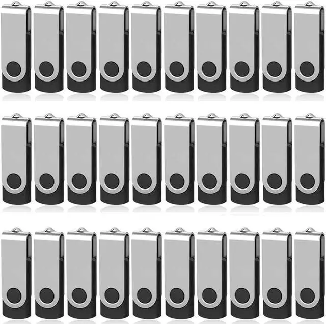 Main image of AreTop 50-Pack Flash Drive 512MB Bulk Thumb Drives USB 2.0 Metal Memory Sticks with Lanyard,Portable Keychain Jump Drive Multipack for Date Storage at Home & The Office Black