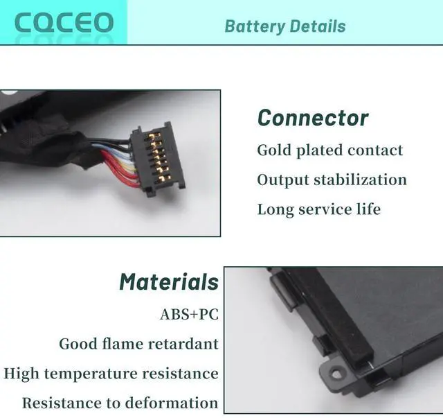 Alt view image 2 of 5 - CQCEO L20M4P75 L20D4P75 Laptop Battery for Lenovo ThinkPad P1 ThinkPad X1 Extreme 4th 5th Gen Series SB11B79215 SB11B79216 5B11B79217 5B11B79218 SM11E25311 SM11E25312 5M11E25313 5M11E25314