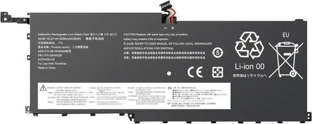 Main image of 01AV458 00HW028 Battery for Lenovo Thinkpad X1 Carbon 4th Gen 4 2016 Laptop Thinkpad Yoga Gen 1 Gen 2 Computer, 00HW029 01AV409 01AV438 01AV457 SB10F46466 SB10F46467 SB10K97566 SB10K97567