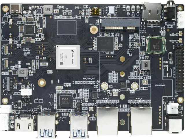 Alt view image 5 of 5 - Banana Pi BPI-F3 8-Core RISC-V K1 Chip SBC, 2.0TOPS AI Performance CPU Single Board Computer, with 2X GbE Ethernet for AI Edge Computing, NAS Network Storage and Laptop Alternatives (4+16GB Bundle2)