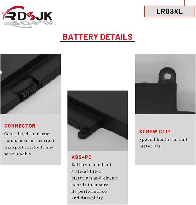 Alt view image 5 of 5 - LR08XL 14.8V 72Wh Battery Compatible HP Envy 15-3000 15-3100 15-3200 15-3300 15-3011tx 15-3040NR 15-3047NR 15t-3000 HSTNN-UB3H HSTNN-DB3H 660002-541 660152-001 660002-271 LR08 LR08072XL TPN-I104