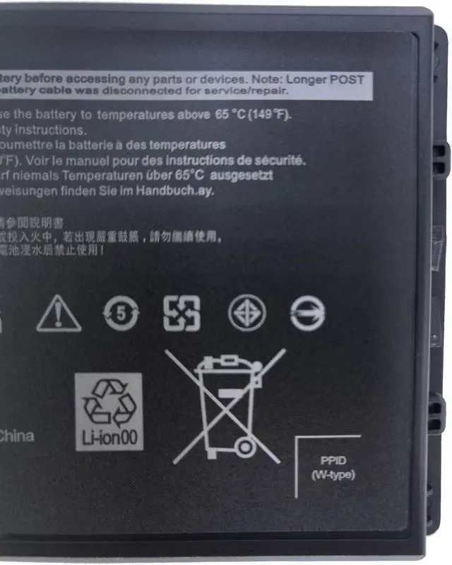 Alt view image 3 of 5 - YXKC XVJNP Laptop Battery Compatible with Dell Latitude 5430 7330 Rugged Extreme P148G P148G001 P149G P149G001 Series 6JRCP 06JRCP M0TN3 0M0TN3 KD1CT 451-BCWQ 11.4V 53.5Wh