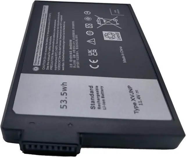 Alt view image 5 of 5 - YXKC XVJNP Laptop Battery Compatible with Dell Latitude 5430 7330 Rugged Extreme P148G P148G001 P149G P149G001 Series 6JRCP 06JRCP M0TN3 0M0TN3 KD1CT 451-BCWQ 11.4V 53.5Wh