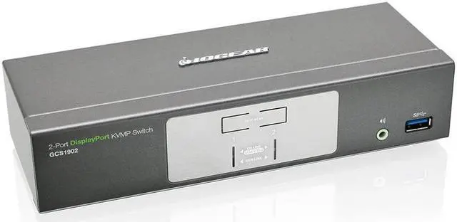 Alt view image 2 of 5 - IOGEAR 2-Port 4K UHD DisplayPort KVMP Switch with USB 3.0 Hub (TAA Compliant)