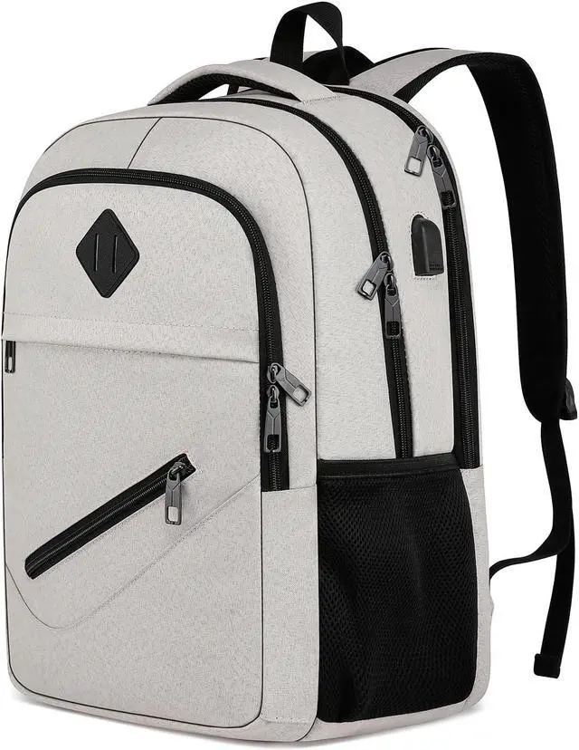 Main image of BIKROD Backpack for Girls Women, School Backpack for Teen Boys, Lightweight Casual High School Bookbag, Daily-use Travel Laptop Backpack with USB Charging Port Fits 15.6 Inch Notebook