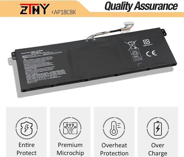 Alt view image 5 of 5 - AP18C8K Battery Compatible with Acer Aspire 5 A514-54 A514-54G 7 A715-42G Swift 3 SF314-42 SF314-57 SF314-57G SF314-58 SF314-58G SF314-59 Chromebook CB315-3H 314-C933 TravelMate P2 TMP215-52 TMP215-53