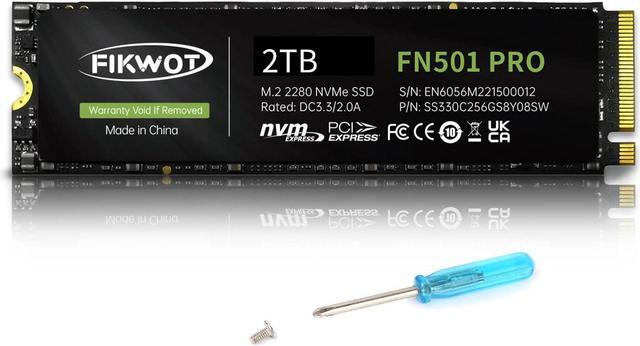 Fikwot FN501 Pro 2TB NVMe SSD - M.2 2280 PCIe Gen3 x4 Internal Solid State Drive Fikwot FN501 Pro 2TB NVMe SSD - M.2 2280 PCIe Gen3 x4 Internal Solid State Drive