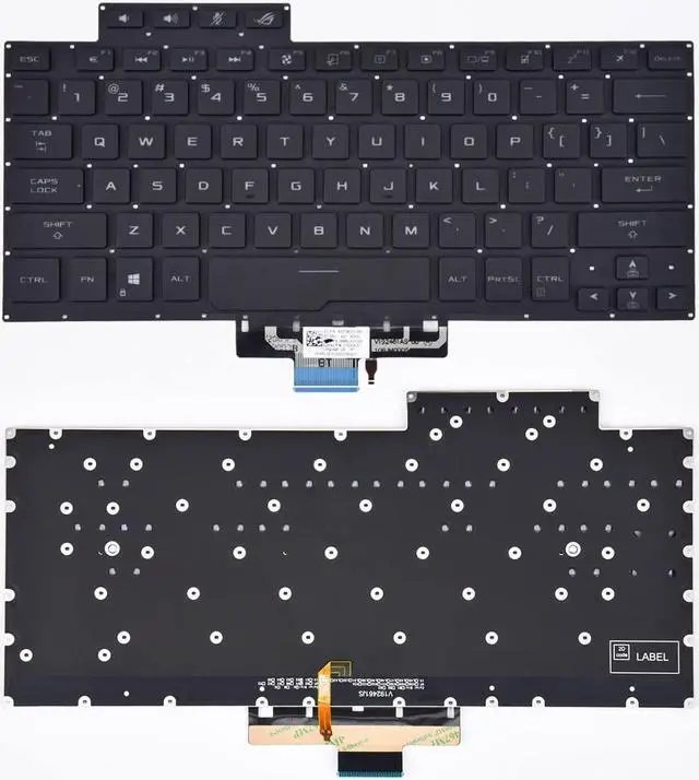 Alt view image 5 of 5 - Replacement Keyboard for ASUS ROG Zephyrus G14 GA401 GA401I GA401IV GA401Q GA401QM GA401U Series Laptop, Zephyrus G14 Replacement Keyboad wih Backlit US Layout 8037B0169701