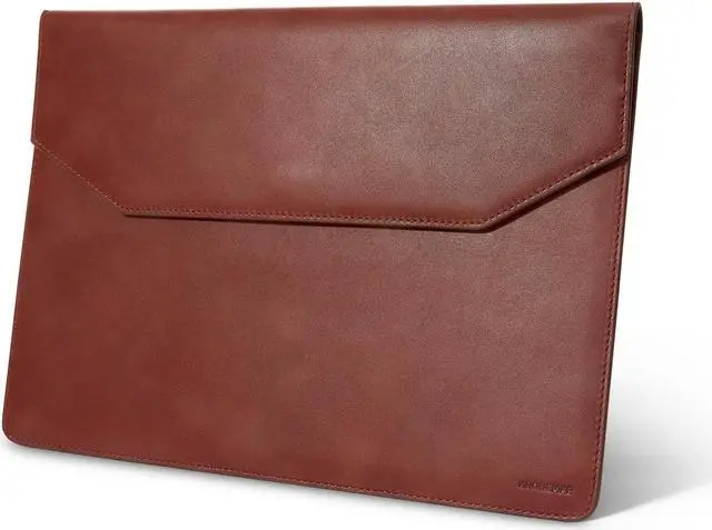 Main image of Kronemar 16 inch Premium Full-Grain Leather Laptop Sleeve Case - Compatible with MacBook Pro M1/M2/M3/M4 (2019-24) & Air 15-inch (2023-24) - Loose Fit, Razer Blade 15, Microsoft Surface 3 - Brown