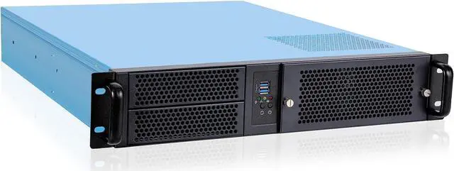 Main image of RackChoice 2U Rackmount Server Chassis 2x5.25 + 6x3.5 ATX/MATX Support ATX PSU with Either top or Side Cooling