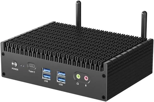 Main image of TOPGRO K3 Mini PC Core i7-1255U, Fanless Computers(10C/12T, Up to 4.7GHz) 16GB DDR4/1TB PCIe4.0 SSD, Metal Case, Small Industrial PC Win11 Pro, 8K UHD/2.5G LAN/Thunderbolt 4/WiFi 6E/BT5.3, Home&Office
