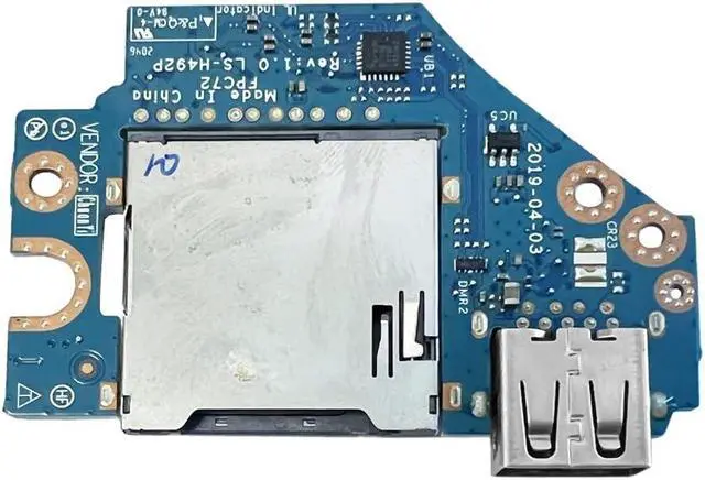 Alt view image 2 of 4 - ZAHARA SD Card Reader USB Port Board Replacement for HP Omen 17-CB LS-H492P L57370-001 L61629-001 17-CB0002CA 17-CB0020NR 17-CB0092NR 17-CB1002CA 17-CB1010CA 17-CB1055CL