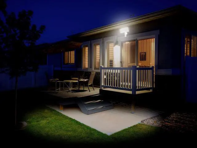 Alt view image 2 of 5 - Swann Wi-Fi 1080p Waterproof Motion Activated Slimline FloodLight Camera with Night Vision, Heat Sensing, 2-Way Talk, Dimmable 2600 Lumens, Red & Blue Flashing Lights, Free Cloud & Local Recording