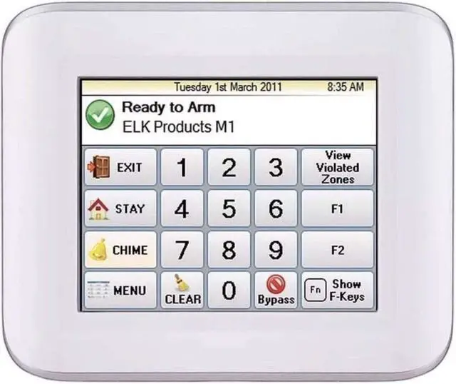 Main image of ELK-M1KPNAV Navigator Touchscreen Keypad