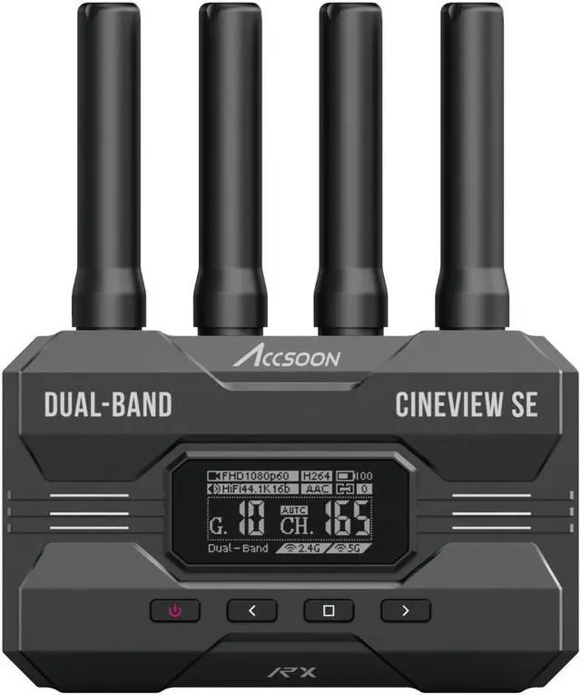 Main image of Accsoon CineView SE Wireless Video Extra Receiver, Wireless HDMI SDI Video Transmission Systems, 1080P60fps 1200ft Range 0.05 s Latency, Compatible with CineView 2 SDI/HE/Quad-SE Receiver
