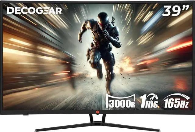 Main image of Deco Gear 39" Curved Widescreen Gaming Monitor, 2560x1440, 1ms MPRT, 165 Hz, 16:9, HDR400, 4000:1