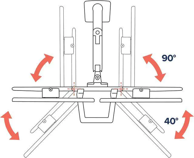 Alt view image 5 of 5 - Ergotron - HX Dual Monitor Arm, VESA Desk Mount - for 2 Monitors Up to 32 Inches, 5 to 17.5 lbs Each - Polished Aluminum