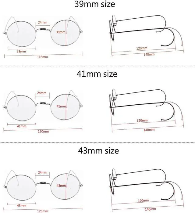 Alt view image 5 of 5 - Agstum Blue Light Blocking Reading Glasses, Small Round Wire Rim Readers for Computer Use Anti-Glare Cut UV400 (Silver / 39mm Size, 1.50 x)