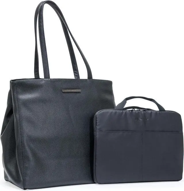 Main image of Kenneth Cole REACTION Unisex's Marley Backpack, Black, 16" Laptop Tote