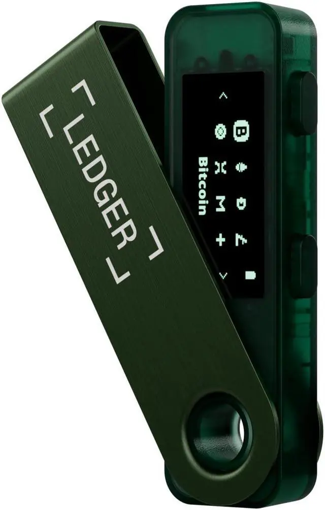 Main image of Ledger Nano S Plus (Emerald Green) : The Perfect Entry-Level Hardware Wallet to securely Manage All Your Crypto and NFTs (for Android or Desktop only)
