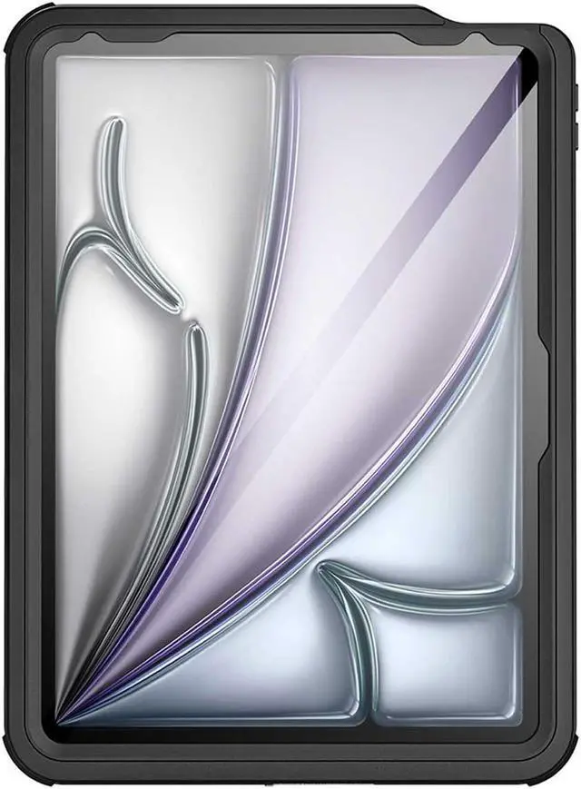 Alt view image 3 of 5 - Sahara - Oasis Series Waterproof Case for iPad Air 13" (M2 2024/M3 2025), Clear/Black, (TB00417)