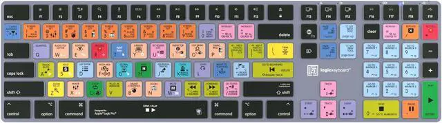 Alt view image 2 of 5 - Logickeyboard 'Titan' Wireless Backlit Designed for Composing in Logic Pro  p/n LKB-LOGXP2-TM-US
