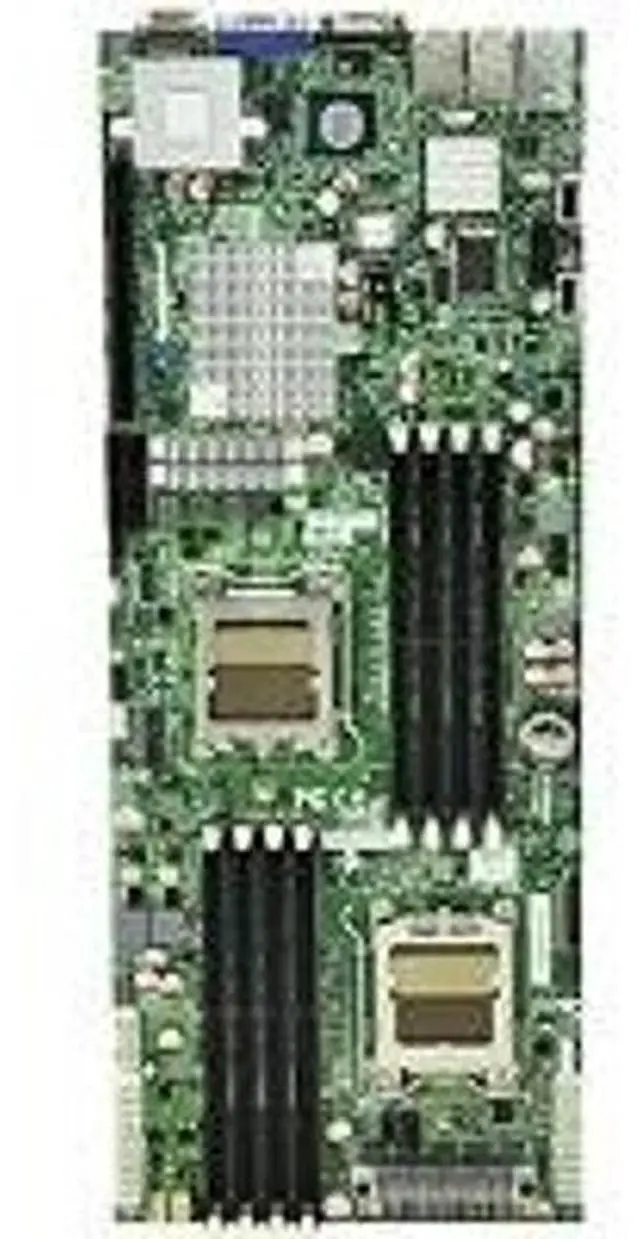 Main image of Supermicro Two Six-Core/Quad-Core/Dual-Core AMD Opteron 2000 Series NVIDIA MCP55-Pro Chipset Up to 64 GB of ECC, DDR2 800/667/533 SDRAM Server Motherboard H8DMT-IBXF-B