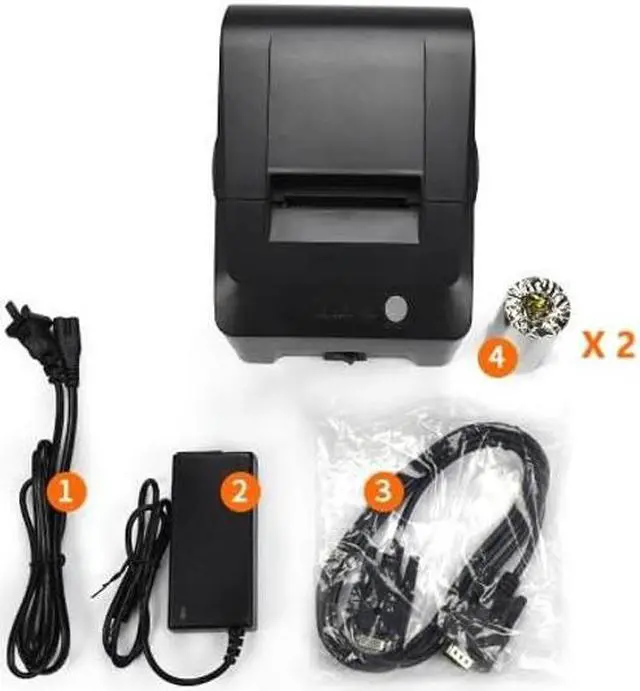 Alt view image 3 of 5 - Demotio Thermal Receipt Printer RD-300