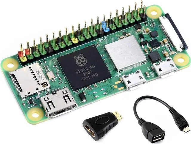 Alt view image 2 of 5 - DIGISHUO Rasp Berry Pi Zero 2WH Complete Kit | 1GHz 512M W/Pre Soldered Header |W/Two Case 32G San Disk Card Mini HDMI&Micro USB&GPIO Header|