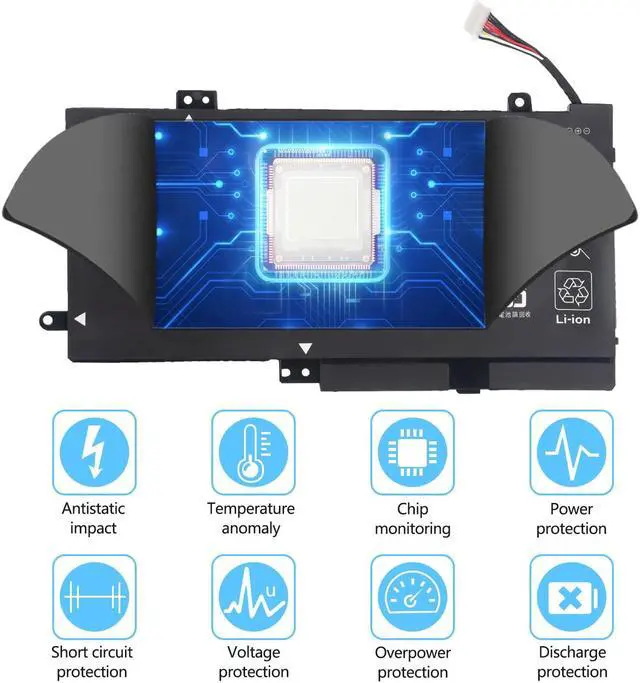 Alt view image 4 of 5 - A AMANDA 796356-005 LE03XL Laptop Battery for HP Pavilion X360 M6-W101dx W010dx W102dx W103dx 13-s120nr 13-s000 15-bk000 Series, 13-s120nr 13-s128nr 15-bk010nr 15-bk152nr LE03 HSTNN-PB6M HSTNN-YB5Q