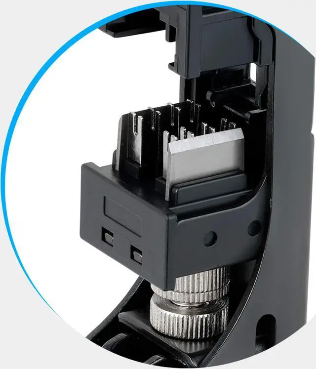 Alt view image 5 of 5 - Everest Media Solutions Bundle - 2 Items: easyJACK - Speed Termination Tool + 10 Pack of RJ45 CAT6A UTP Keystone Jacks - Light Almond