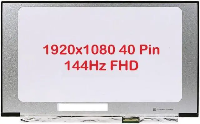 Alt view image 3 of 5 - FULLCOM New LCD Replacement Screen 15.6 Inch LP156WFG-SPB3 144Hz FHD 1920x1080 40 Pin Matte for Laptop/Display/Screen/LCD Application