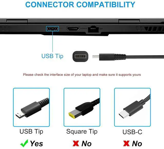 Alt view image 2 of 5 - BIYTC 280W USB Tip Charger Compatible with MSI GS77 GE66 GE68 GE76 Raider GE68HX GE78HX GP66 Leopard a18-280p1a adp-280eb chicony Stealth GS77 Msi 280w Laptop Charger Power Supply Adapter Cord