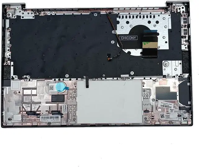 Alt view image 4 of 5 - D-KXCPELE Replacement Laptop Upper Case Palmrest Backlit Keyboard Assembly Part for H P Elitebook 840 G7 840 G8 M07090-001 M36312-001 (Silver)