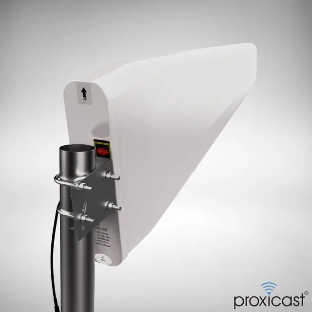 Alt view image 3 of 5 - Proxicast 9/11 dBi Ultra Wideband High Gain 4G / 5G / CBRS/WiFi/Public Safety Band Fixed Mount Outdoor LPDA Directional Yagi Antenna (600-6000 MHz) (ANT-128-004)