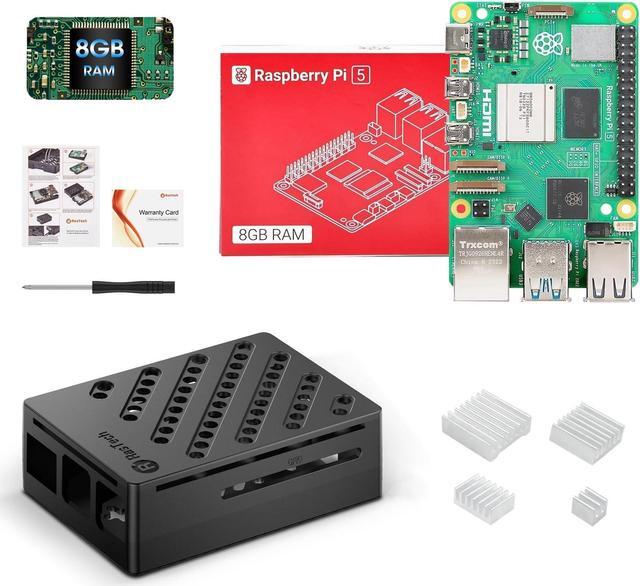 Main image of RasTech Raspberry Pi 5 Kit 8GB RAM with Pi5 Case,Heat Sinks,Srewdriver and Raspberry Pi 5 8GB Board Included