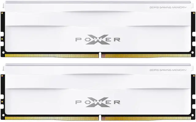 Main image of Silicon Power DDR5 32GB (2x16GB) Zenith 6000MT/s (PC5-48000) 288-pin CL30 1.35V UDIMM Desktop Memory Module RAM SU032GXLWU60AFDGAB White