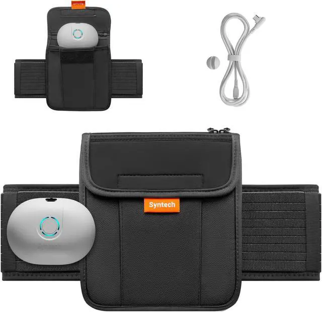 Alt view image 2 of 5 - Syntech Battery Pack with Belt Pouch + Link Cable 16 FT Compatible with Meta Quest 3S/3