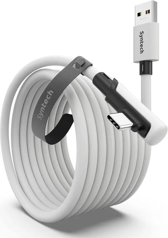 Alt view image 3 of 5 - Syntech Battery Pack with Belt Pouch + Link Cable 16 FT Compatible with Meta Quest 3S/3