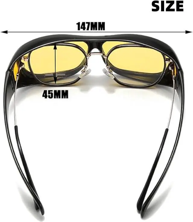 Alt view image 4 of 5 - Tvindkirdod Macular Degeneration Glasses for Men/Women, for Macular Degeneration, Glaucoma, Cataracts and Retinitis Pigmentosa, glasses for macular degeneration, Yellow Lenses