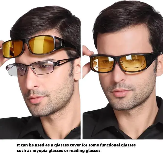 Alt view image 5 of 5 - Tvindkirdod Macular Degeneration Glasses for Men/Women, for Macular Degeneration, Glaucoma, Cataracts and Retinitis Pigmentosa, glasses for macular degeneration, Yellow Lenses