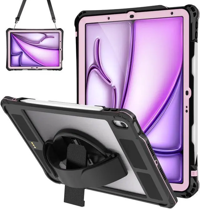Main image of Transy for iPad Air 11 Inch Case (M3/M2-2025/2024), Waterproof, Full Body Protection with Pencil Holder for iPad Air 5th Generation 2022/4th Generation 2020 10.9 Inch