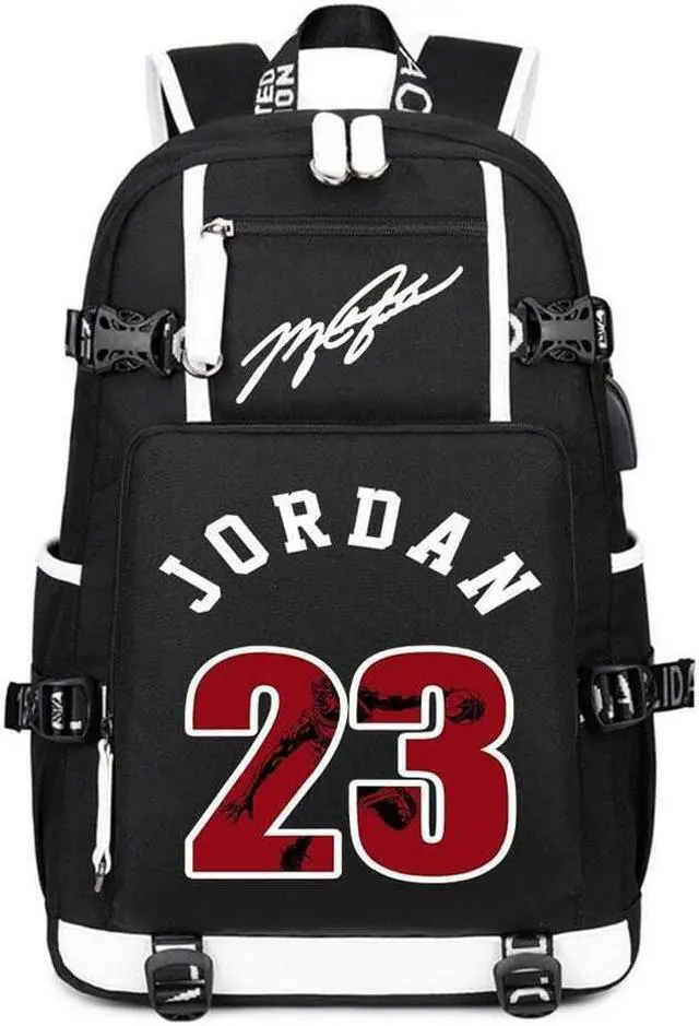 Main image of Txiujou Basketball Player 23 Student School Bag, Laptop Backpack, Ultra-Light Travel Bag, For Men And Women (Black3)