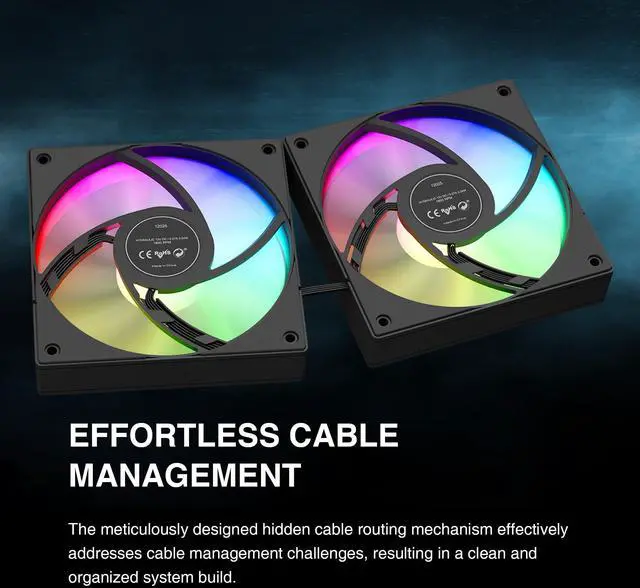 Alt view image 2 of 5 - GAMDIAS CHIONE E4 240mm AIO CPU Water Cooler, Real-time Digital Display Patented PWM Pump, Hidden Cable Design, ARGB PWM Fan w/MB Sync, Intel LGA 1700/1200, AMD AM5/AM4, Black
