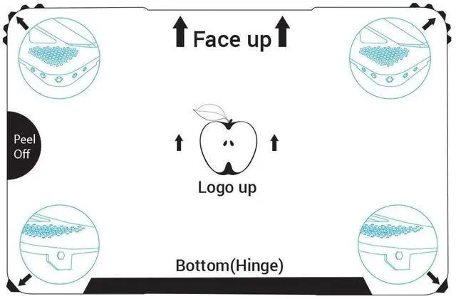 Alt view image 5 of 5 - IBENZER Compatible with MacBook Pro 13 Inch Case 2015 2014 2013 2012 A1502 A1425, Heavy Duty Protective Hard Shell Case Cover for Old Version Apple Mac Pro Retina 13, Blue, HR13CYBL