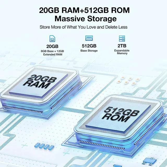 Alt view image 3 of 5 - DOOGEE T40Pro Tablet with Keyboard, 12 inch 512GB ROM+20GB RAM Android 15 Gaming Tablet with 2.4K Display, 18W Fast Charging, 10800mAh Batter,Gray