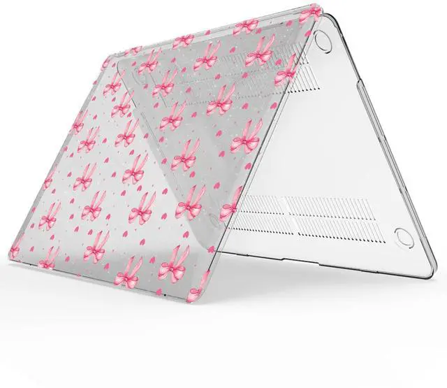 Alt view image 5 of 5 - IBENZER Compatible with 2025 2024 M2 MacBook Pro 13 Inch Case 2025-2016 M1 A2338 A2289 A2251 A2159 A1989 A1706 A1708, Hard Shell Case & Keyboard Cover for Mac Pro 13, Bow, MT13-BOW+1
