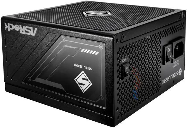 Alt view image 5 of 5 - ASRock Steel Legend SL-850G 850W 80 Plus Gold & Cybenetics Platinum Full Modular Power Supply ATX3.1 PCIe5.1 Ready with Dual Color 12V-2x6 Cable 10 Years Warranty 135 mm FDB Fan Japanese Capacitor