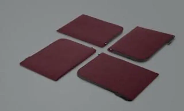 Alt view image 2 of 2 - Facet Sleeve with Recycled Twill for MacBook Pro (14-inch, 2021) - Cosmic Red